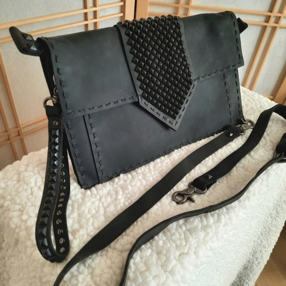 Monserat De Lucca Studded Envelope Bag Convertible Clutch/Cross Body